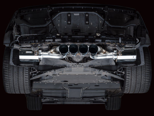 AWE Tuning 2023 C8 Corvette Z06 SwitchPath Cat-Back Exhaust - Diamond Black Tips