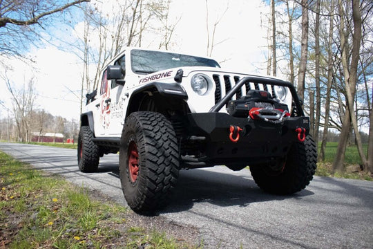 Fishbone Offroad 2018+ Jeep Wrangler JL/JLU/2020+ Gladiator JT  Alum Front Fender Flares  - Black