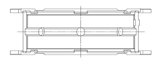 ACL BMW N63B44/S63B44 4.4L V8 Standard Size Main Bearings