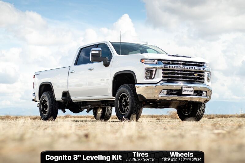 Cognito 20-24 Chevy Silv/Sierra 2500/3500HD 2WD/4WD 3in Elite Lvlng Kit w/ Fox 2.5 Elite Perf Series