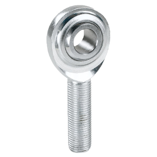 QA1 G Series 2-Pc Rod End - Male/Right Hand - .25in Bore x 1/4-28 - Stainless Steel w/PTFE