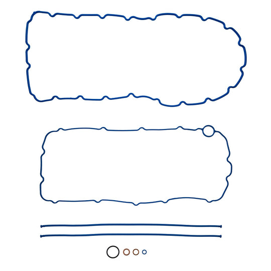 Fel-Pro Ford F-250 Super Duty OS 30894 R Engine Oil Pan Gasket Set 0 Bolt Hole One Piece Gasket