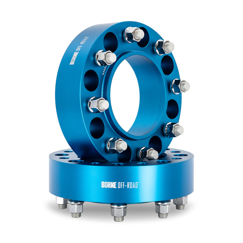 Borne Off-Road Wheel Spacers - 8X170 - 125 - 50mm - M14 - Blue