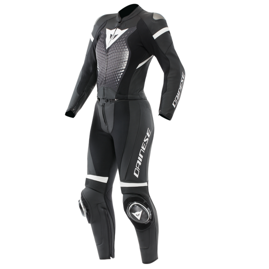 Dainese Fulminea 2PC Leather Suit Black/White Size - 47 Short