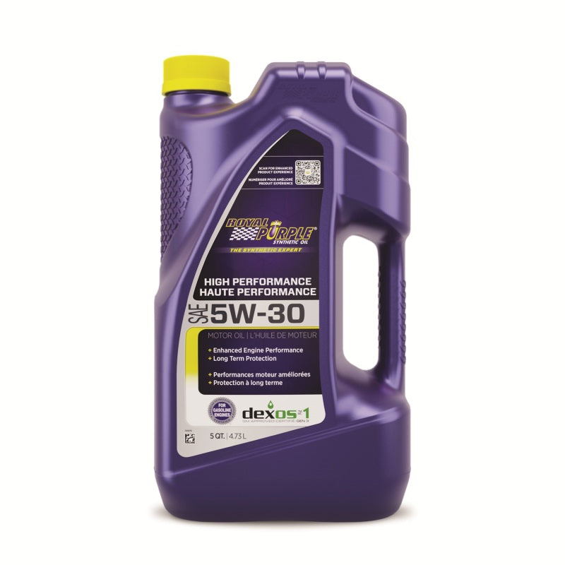 Royal Purple Synthetic High Performance 5W-30 Motor Oil (Canada) - 5 Quart