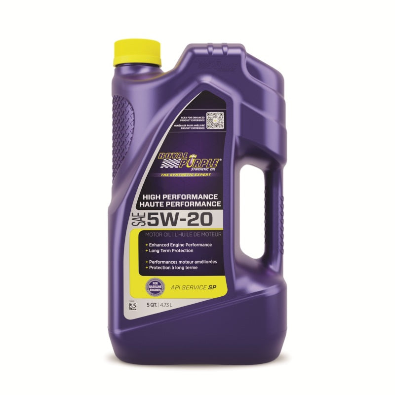 Royal Purple Synthetic High Performance 5W-20 Motor Oil (Canada) - 5 Quart