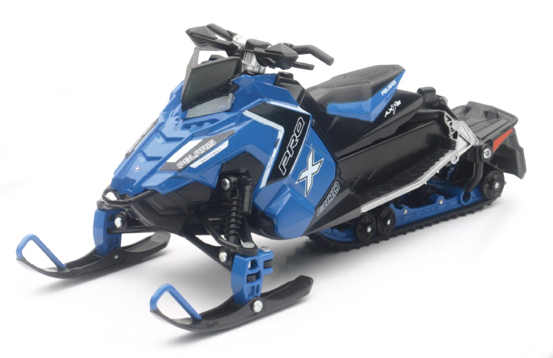 New Ray Toys Polaris Switchback Pro-X 800 Snowmobile (Blue)/ Scale - 1:16