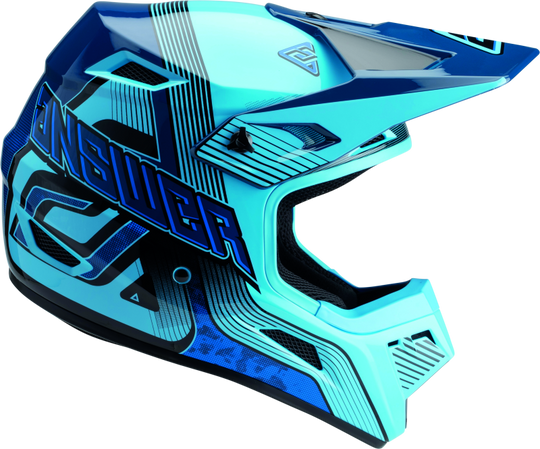 Answer AR1 Vendetta Helmet Blue/Dark Blue Youth - Small