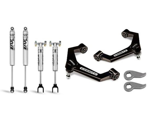 Cognito 20-24 Chevy Silv/Sierra 2500/3500HD 2WD/4WD 3in Perf Ball Joint Lvling Kit w/ Fox PS 2.0 IFP