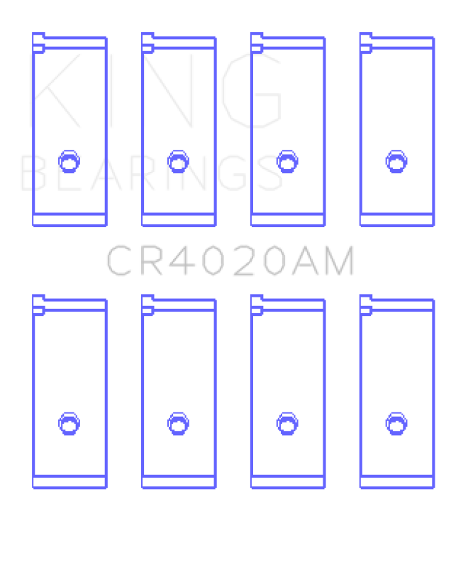 King Engine Bearings Suzuki G-13 (Size +0.25mm) Connecting Rod Bearing Set