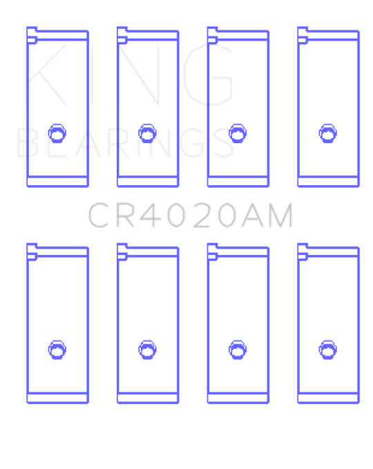 King Engine Bearings Suzuki G-13 (Size +0.25mm) Connecting Rod Bearing Set