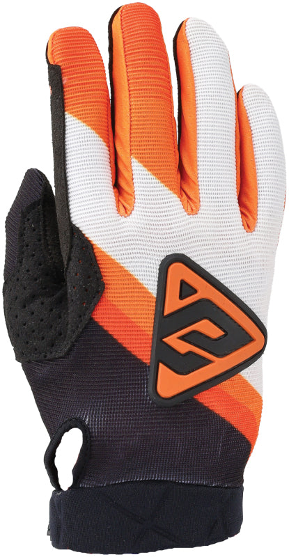 Answer 25 Peak Flo Gloves Black/Hyper Orange/White - Small