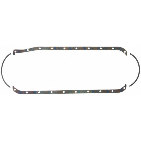 Fel-Pro OS 13190 C Engine Oil Pan Gasket Set Blue Stripe cork-rubber