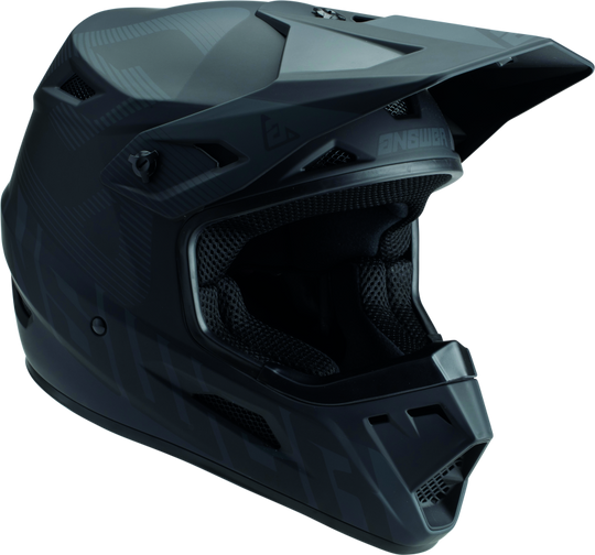 Answer AR1 V2 Bold Helmet Black/Dark Grey Youth - Small