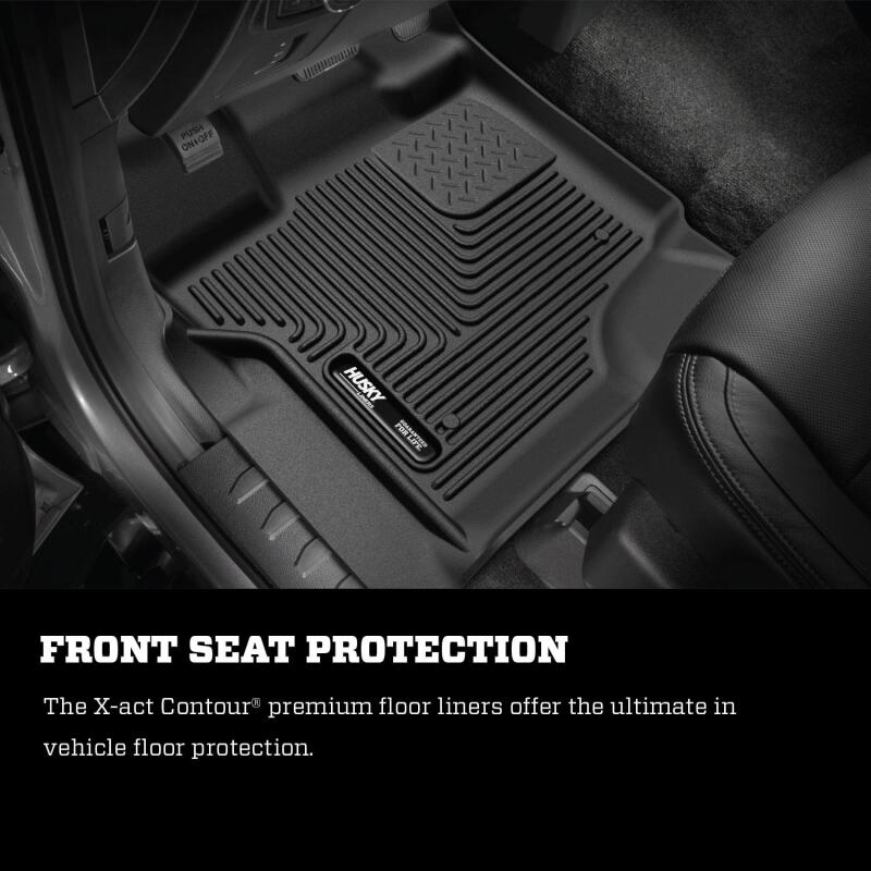 Husky Liners 2024 Toyota Tacoma Crew Cab Pickup (Ex. Hybrid) X-act Contour Rear Floor Liner - Black