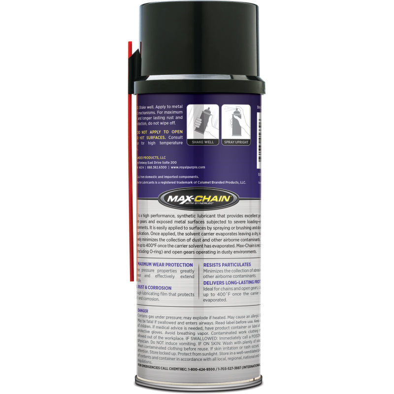 Royal Purple Max-Chain Synthetic Chain Lubricant - 11oz (Aerosol)