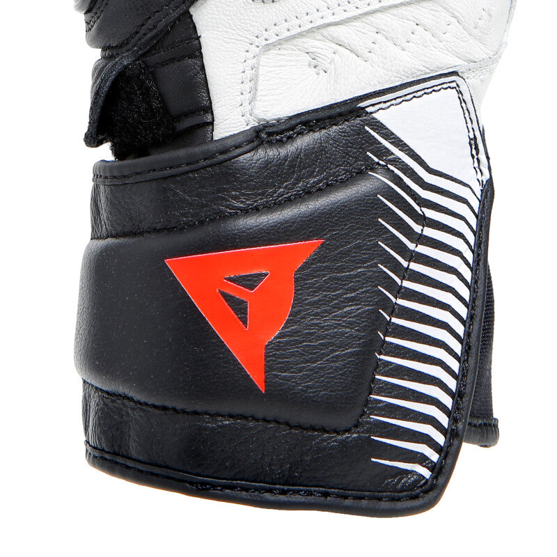 Dainese Carbon 4 Long Lady Leather Gloves - Black/White/Red - Medium