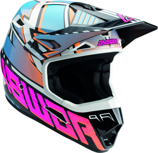 Answer AR3 Rapid Helmet Blue/Orange/Rhodamine Youth - Small