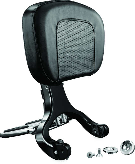 Kuryakyn Multi-Purpose Backrest Black &amp; Chrome
