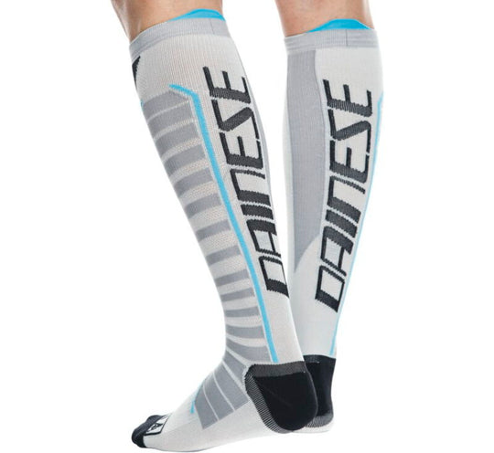 Dainese Dry Long Socks Black/Blue Size - 36/38