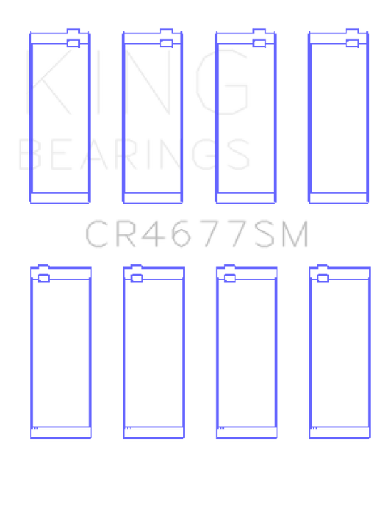 King Engine Bearings Opel 1.6 Turbo A16LET A16NET Z16LET (Size +0.25mm) Connecting Rod Bearing Set