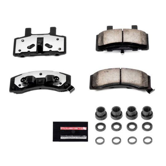 Power Stop 94-99 Chevrolet C1500 Suburban Front Z36 Truck & Tow Brake Pads w/Hardware