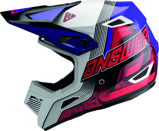 Answer AR1 Vendetta Helmet Red/White/Purple - XS