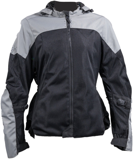 Speed and Strength Starstruck Mesh Jacket Grey/Black Womens - Small