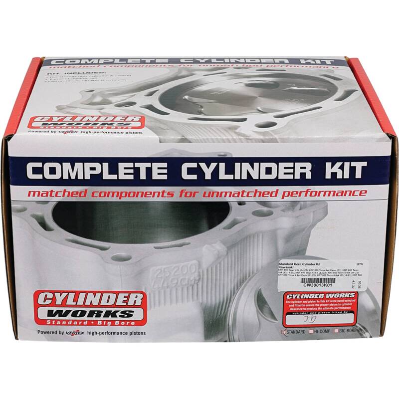 Cylinder Works 14-23 Kawasaki KRF 800 Teryx 4X4 800cc Standard Bore Cylinder Kit