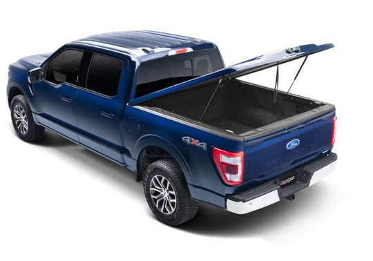 UnderCover 2021 Ford F-150 Ext/Crew Cab 6.5ft Elite LX Bed Cover - Antimatter Blue