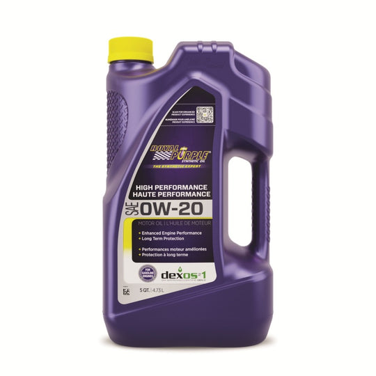 Royal Purple Synthetic High Performance 0W-20 Motor Oil (Canada) - 5 Quart