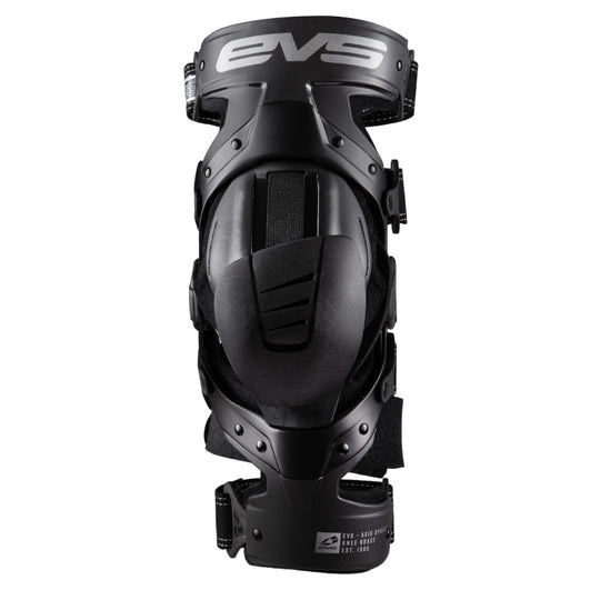 EVS Axis Sport Knee Brace Black/Black/Grey - Large/Left