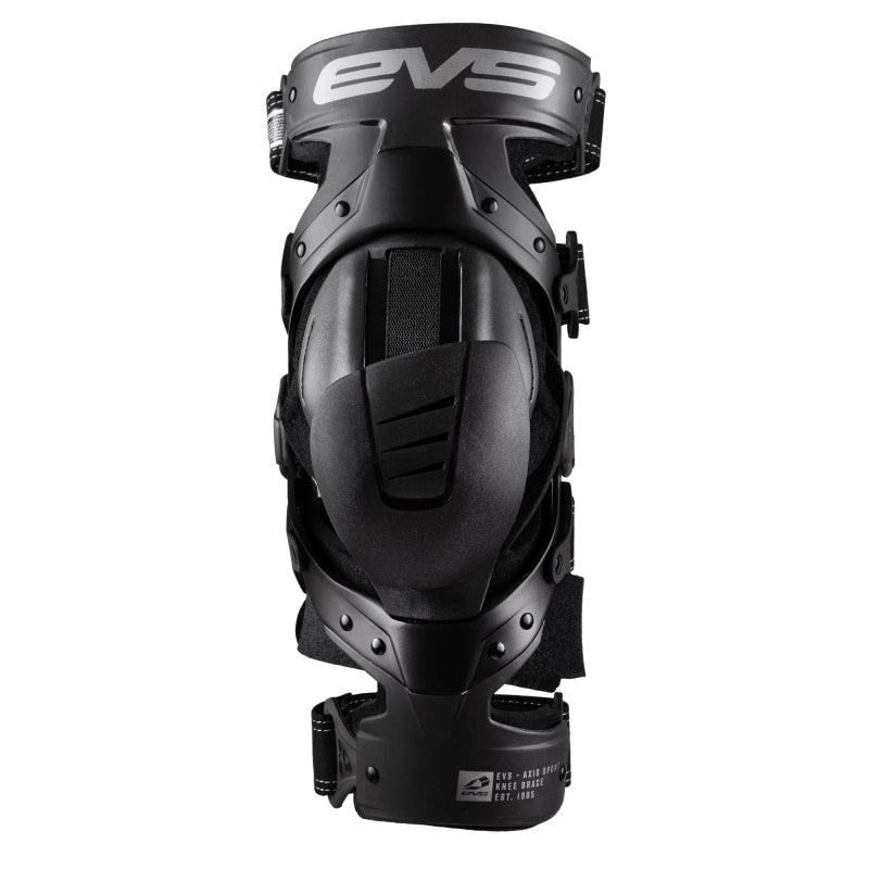 EVS Axis Sport Knee Brace Black/Black/Grey - Medium/Left