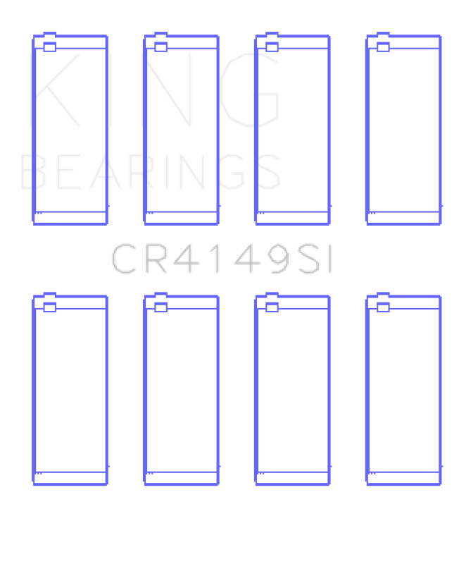 King Engine Bearings G.M.C. Saturn (Size +0.50mm) Connecting Rod Bearing Set