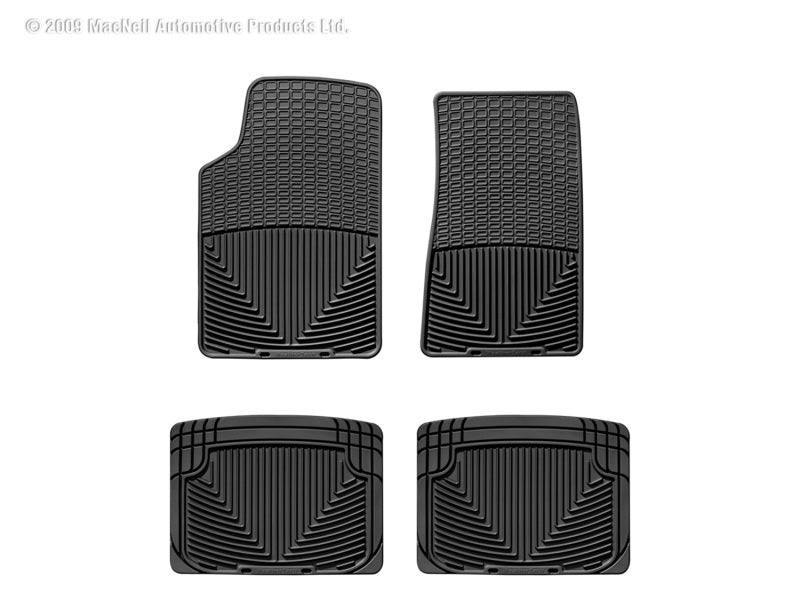 WT Rubber Mats - Rear - Blk