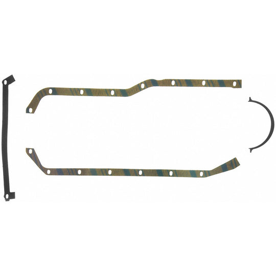 Fel-Pro Chevrolet S10 OS 30409 C Engine Oil Pan Gasket Set Blue Stripe cork-rubber