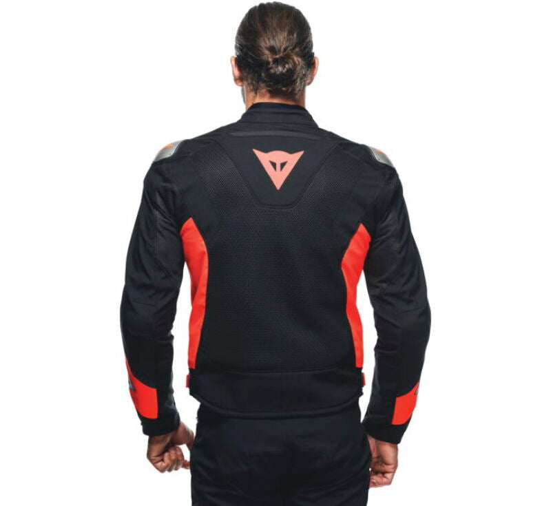 Dainese Energyca Air Tex Jacket Black/Fluorescent-Red Size - 54