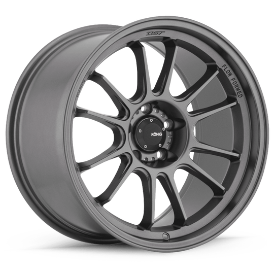 Konig Hypergram 17X9 5X112 ET42 Matte Grey Flow Formed