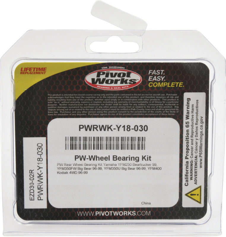 Pivot Works Yam Atv Rw Brng Kt