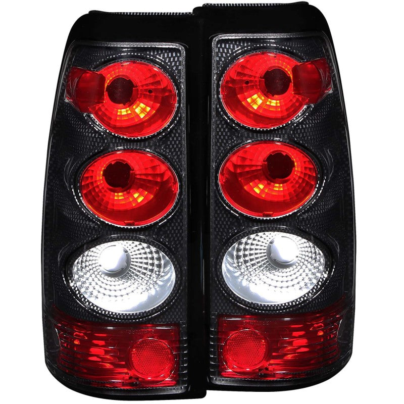 ANZO 2003-2006 Chevrolet Silverado 1500 Taillights Carbon