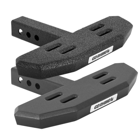 Go Rhino RB30 Slim Hitch Step - 17in. Long / Universal (Fits 2in. Receivers) - Tex. Blk