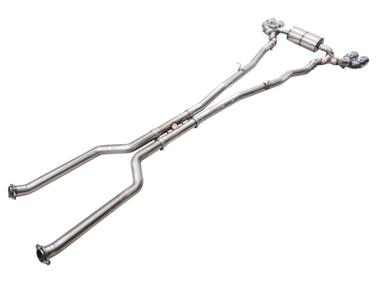 AWE Tuning BMW G90/G99 M5 Touring Edition Cat-Back Exhaust - Chrome Silver Tips