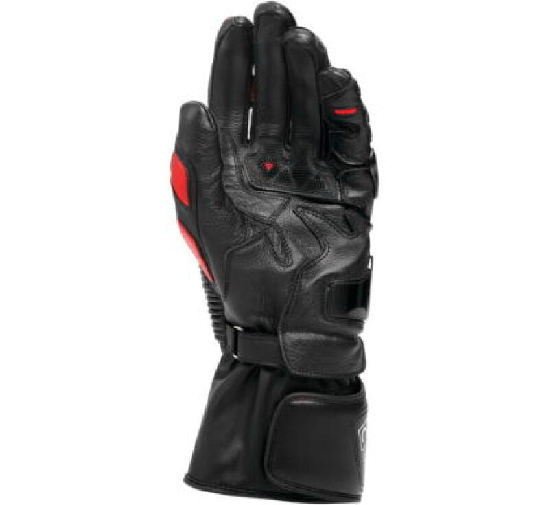 Dainese Druid 4 Leather Gloves Black/Lava-Red/White - XS