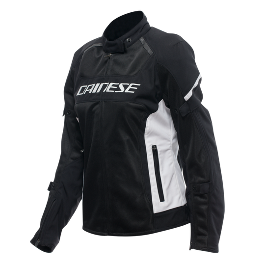 Dainese Air Frame 3 Tex Jacket Womens Black/White/White Size - 48