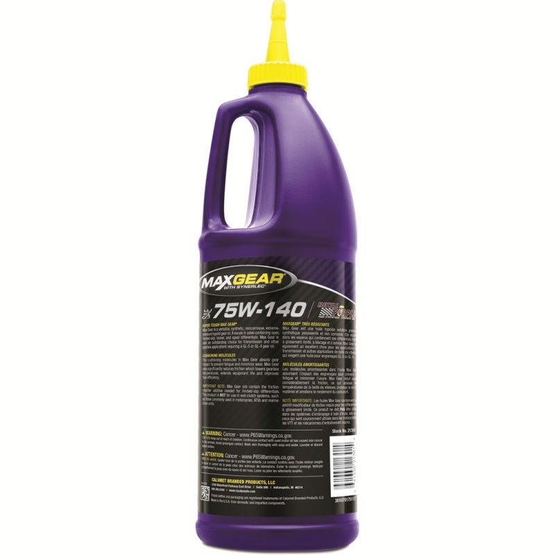 Royal Purple Max Gear Synthetic 75W-140 Gear Oil (Canada) - 1 Quart