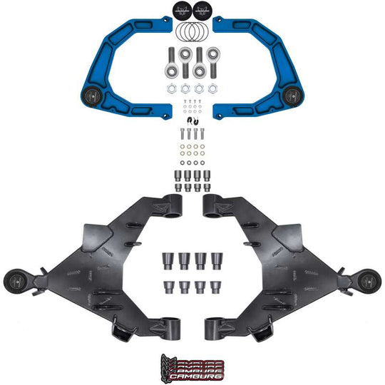 Camburg 22-25 Toyota Tundra 2WD/4WD Blue KINETIK Uniball Trail Series LT Kit w/ Billet XJ UCA