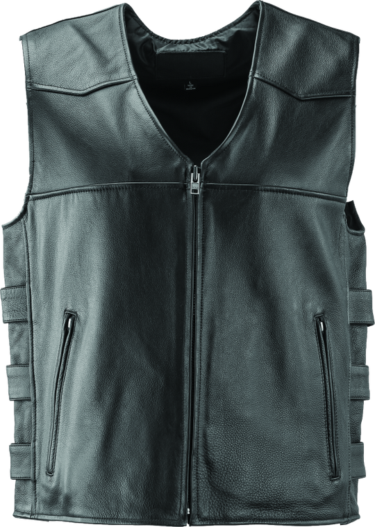 Kuryakyn Leather By River Road Plains Leather Vest Black - Small