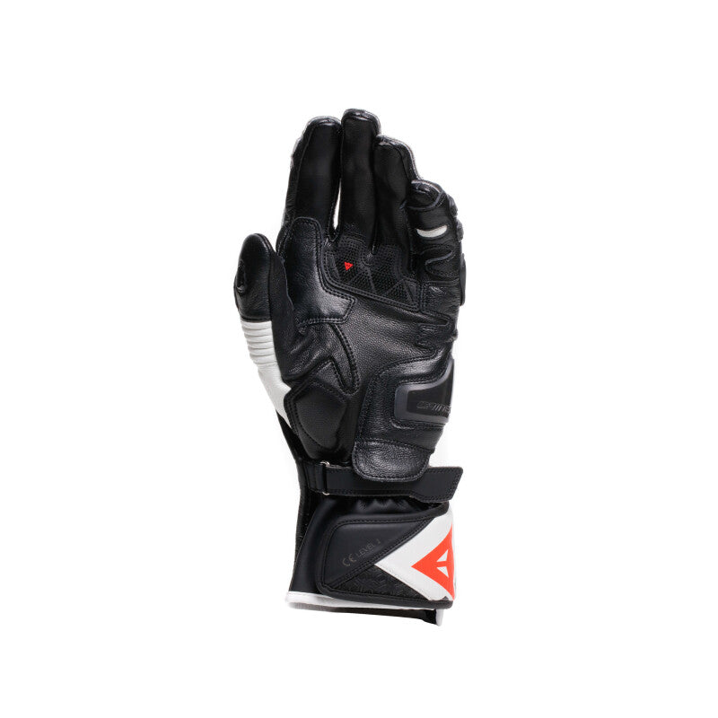 Dainese Fiero Metal Gloves Black/White/Red-Fluorescent - Large