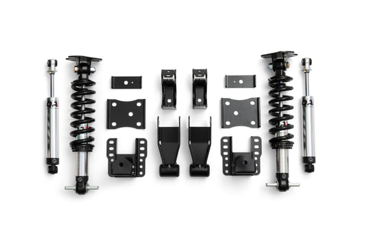 QA1 07-18 Chevrolet Silverado 1500 2WD 4-6in Lowering Kit - Single Adj.