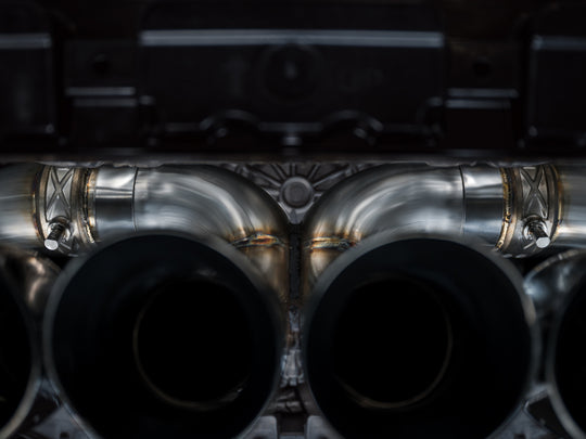 AWE Tuning 2023 C8 Corvette Z06 SwitchPath Cat-Back Exhaust - Diamond Black Tips